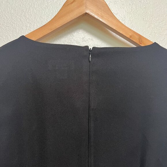 Christopher & Banks Midi Sheath Dress Black Sleeveless‎ Women 12 - Picture 4 of 8